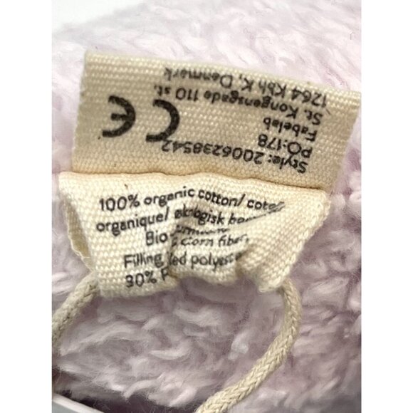 FABELAB 8.5" Pink Lilac Plush Stuffed Organic Fabbies MOON CREATURE Tooth Pillow - Picture 4 of 5